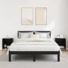 Éjjeliszekrény 2 pcs Musta tammi 40 x 30 x 50 cm Faanyag