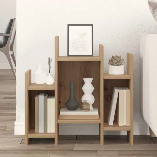 Oldalsó szekrény kézműves tölgy 60 x 26 x 60 cm Faanyag