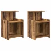 Éjjeliszekrény 2 pcs Régi fa 40 x 35 x 60 cm Faanyag