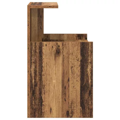Éjjeliszekrény 2 pcs Régi fa 40 x 35 x 60 cm Faanyag