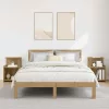 Éjjeliszekrény 2 pcs kézműves tölgy 40 x 35 x 60 cm Faanyag
