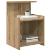 Éjjeliszekrény 2 pcs kézműves tölgy 40 x 35 x 60 cm Faanyag
