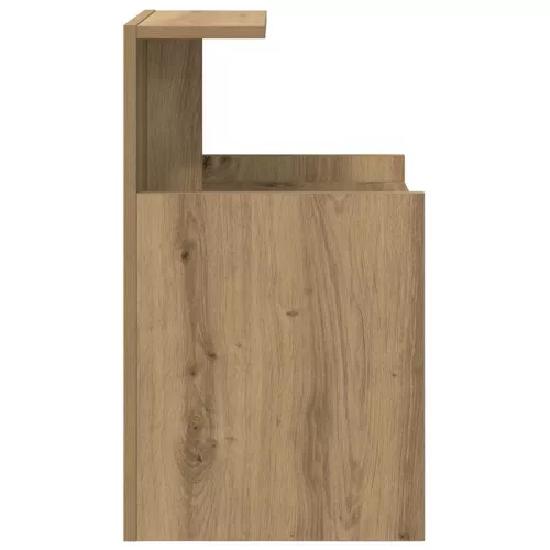 Éjjeliszekrény 2 pcs kézműves tölgy 40 x 35 x 60 cm Faanyag