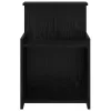 Éjjeliszekrény 2 pcs Musta tammi 40 x 35 x 60 cm Faanyag