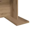 Dohányzóasztal kézműves tölgy 103.5 x 60 x 40 cm Faanyag