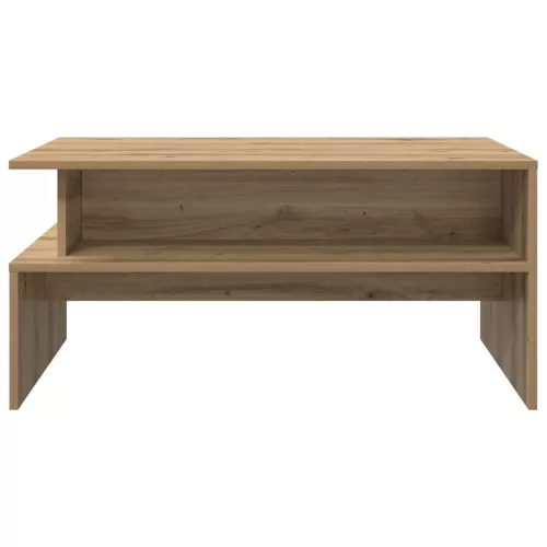 Dohányzóasztal kézműves tölgy 90 x 55 x 42.5 cm Faanyag