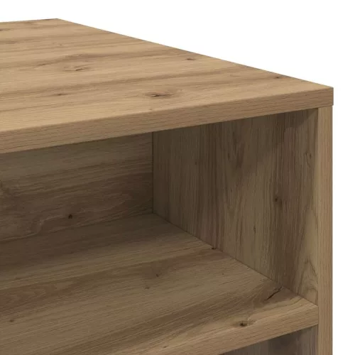 Dohányzóasztal kézműves tölgy 90 x 55 x 42.5 cm Faanyag