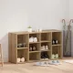 Cipőpad polcokkal kézműves tölgy 103 x 30 x 54.5 cm Faanyag