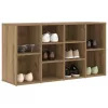 Cipőpad polcokkal kézműves tölgy 103 x 30 x 54.5 cm Faanyag