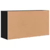 Cipőpad polcokkal Egyéb Musta tammi 103 x 30 x 54.5 cm Faanyag