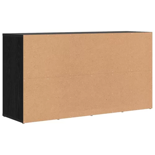 Cipőpad polcokkal Egyéb Musta tammi 103 x 30 x 54.5 cm Faanyag