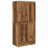 Ruhásszekrény polcokkal Öreg fa 82.5 x 51.5 x 180 cm Faanyag
