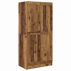   Ruhásszekrény polcokkal Öreg fa 82.5 x 51.5 x 180 cm Faanyag