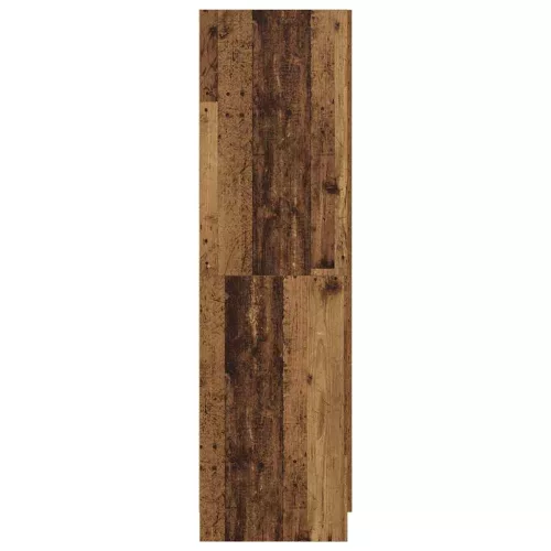 Ruhásszekrény polcokkal Öreg fa 82.5 x 51.5 x 180 cm Faanyag