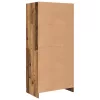 Ruhásszekrény polcokkal Öreg fa 82.5 x 51.5 x 180 cm Faanyag