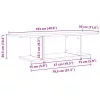 TV szekrény Barna 103 x 30 x 26,5 cm Faanyag