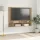 Fali TV Szekrény kézműves tölgy 120 x 23.5 x 90 cm Faanyag