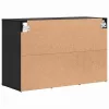 Cipősszekrény polcokkal Musta tammi 77.5 x 30 x 51 cm Faanyag