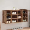 Cipősszekrény polcokkal Régi fa 103 x 30 x 51 cm Faanyag
