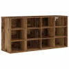 Cipősszekrény polcokkal Régi fa 103 x 30 x 51 cm Faanyag