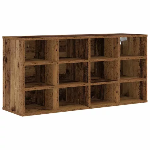 Cipősszekrény polcokkal Régi fa 103 x 30 x 51 cm Faanyag