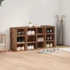 Cipősszekrény polcokkal Régi fa 103 x 30 x 51 cm Faanyag