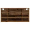 Cipősszekrény polcokkal Régi fa 103 x 30 x 51 cm Faanyag