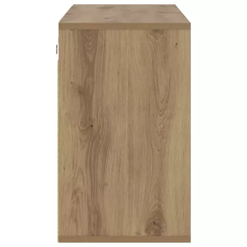 Cipősszekrény polcokkal kézműves tölgy 103 x 30 x 51 cm Faanyag