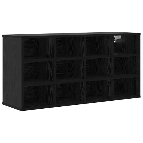 Cipősszekrény polcokkal Musta tammi 103 x 30 x 51 cm Faanyag