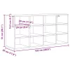 Cipősszekrény polcokkal Musta tammi 103 x 30 x 51 cm Faanyag