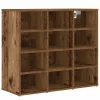 Cipősszekrény polcokkal Régi fa 77.5 x 30 x 67 cm Faanyag