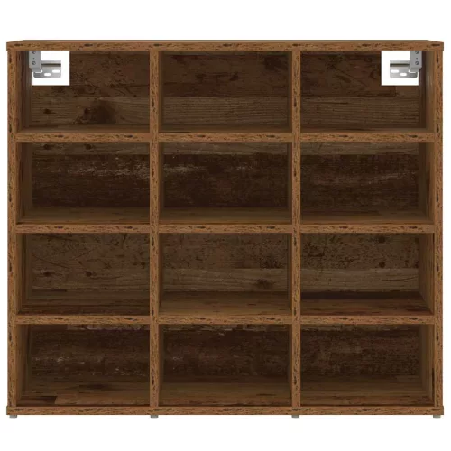 Cipősszekrény polcokkal Régi fa 77.5 x 30 x 67 cm Faanyag