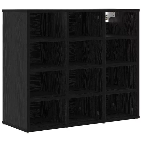 Cipősszekrény polcokkal Musta tammi 77.5 x 30 x 67 cm Faanyag