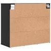 Cipősszekrény polcokkal Musta tammi 77.5 x 30 x 67 cm Faanyag