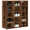 Cipősszekrény polcokkal Régi fa 77.5 x 30 x 83.5 cm Faanyag