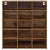 Cipősszekrény polcokkal Régi fa 77.5 x 30 x 83.5 cm Faanyag