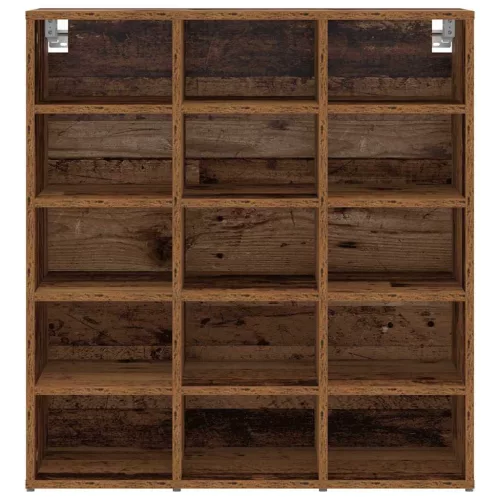 Cipősszekrény polcokkal Régi fa 77.5 x 30 x 83.5 cm Faanyag