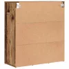 Cipősszekrény polcokkal Régi fa 77.5 x 30 x 83.5 cm Faanyag