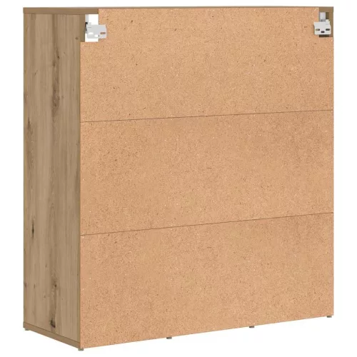 Cipősszekrény kézműves tölgy 77.5 x 30 x 83.5 cm Faanyag