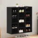 Cipősszekrény polcokkal Musta tammi 77.5 x 30 x 83.5 cm Faanyag