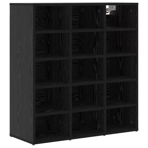 Cipősszekrény polcokkal Musta tammi 77.5 x 30 x 83.5 cm Faanyag