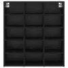 Cipősszekrény polcokkal Musta tammi 77.5 x 30 x 83.5 cm Faanyag