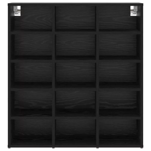 Cipősszekrény polcokkal Musta tammi 77.5 x 30 x 83.5 cm Faanyag