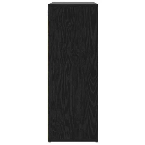 Cipősszekrény polcokkal Musta tammi 77.5 x 30 x 83.5 cm Faanyag