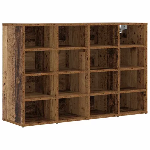 Cipősszekrény polcokkal Régi fa 103 x 30 x 67 cm Faanyag