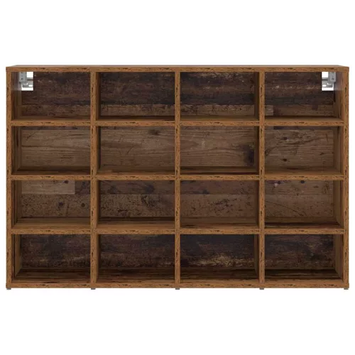 Cipősszekrény polcokkal Régi fa 103 x 30 x 67 cm Faanyag
