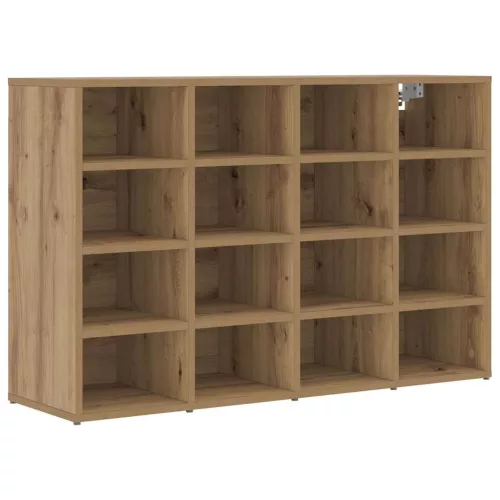 Cipősszekrény polcokkal kézműves tölgy 103 x 30 x 67 cm Faanyag