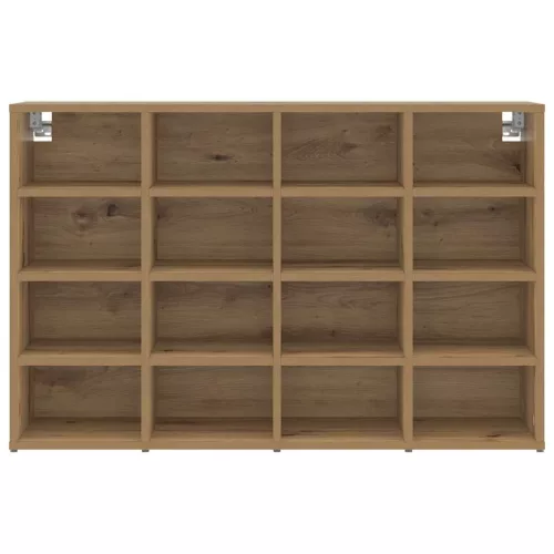 Cipősszekrény polcokkal kézműves tölgy 103 x 30 x 67 cm Faanyag