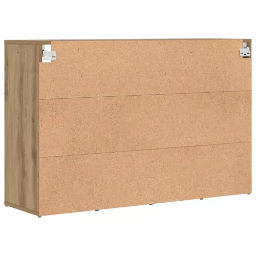 Cipősszekrény polcokkal kézműves tölgy 103 x 30 x 67 cm Faanyag
