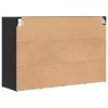 Cipősszekrény polcokkal Musta tammi 103 x 30 x 67 cm Faanyag
